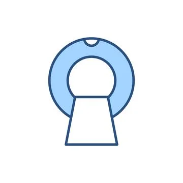 MRI related vector icon. Illustrazione stock