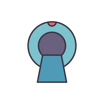 MRI related vector icon. Stock Illustration
