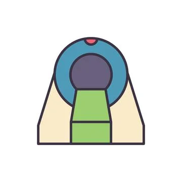 MRI related vector icon. Stock Illustration