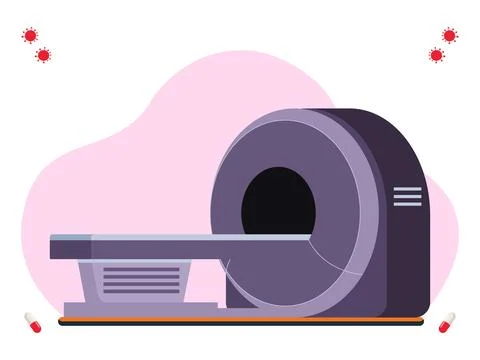 MRI Scan Concept Illustration Stock Illustration