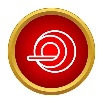 Mri scan machine line art icon symbol 库存插图
