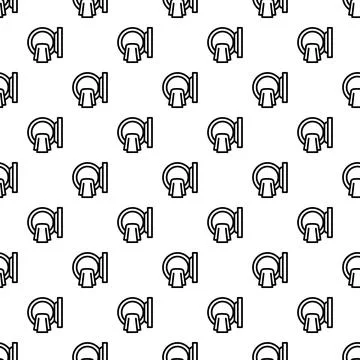 Mri scanner diagnostic imaging technology seamless pattern Stock Illustration