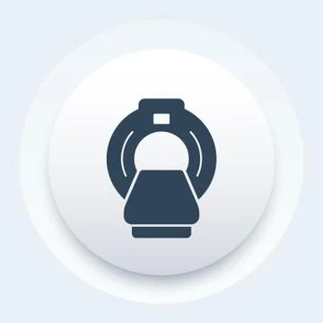 MRI scanner icon Stock Illustration