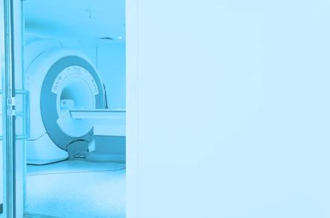 MRI scanner room Foto stock