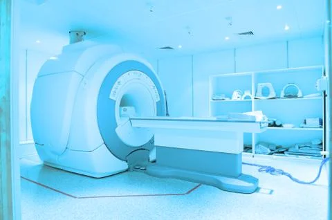 MRI scanner room Foto stock