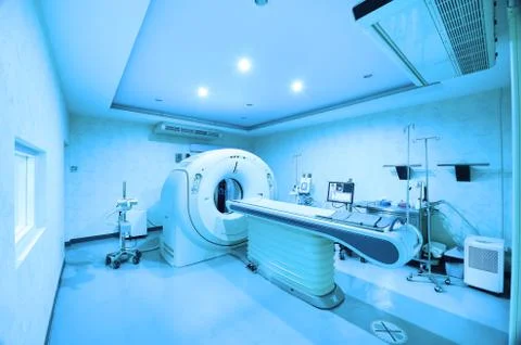MRI scanner room Stock Photos