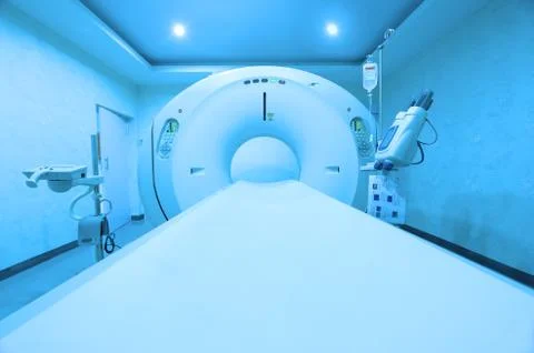 MRI scanner room Stock Photos