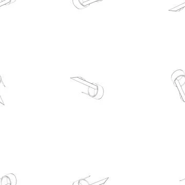 MRI scanner seamless pattern Иллюстрация