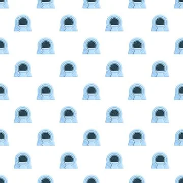 Mri scanner seamless pattern for medical diagnostics Stock Illustration
