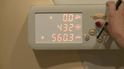 MRI table manual controls - CU 動画素材 693819