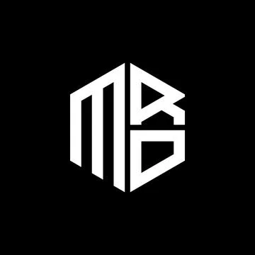 .MRO logo MRO icon MRO monogram MRO letter minimalist Circle flat Unique mo.. Stock Illustration