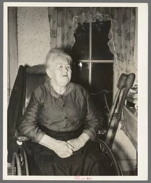 Mrs. Christine Berg, former boardinghouse keeper in early days of Deadwood... Stock Photos