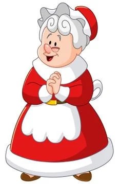 Mrs Claus Illustrazione stock