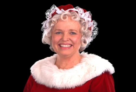 Mrs. Claus Smiling Stock Footage 906916