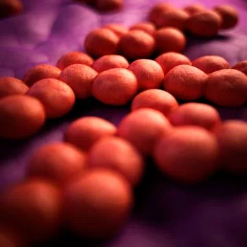 Mrsa bacteria Stock Illustration