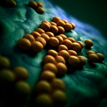 Mrsa bacteria Illustrazione stock