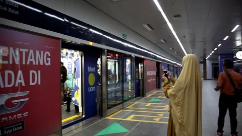 MRT Jakarta Stock Footage 109472904