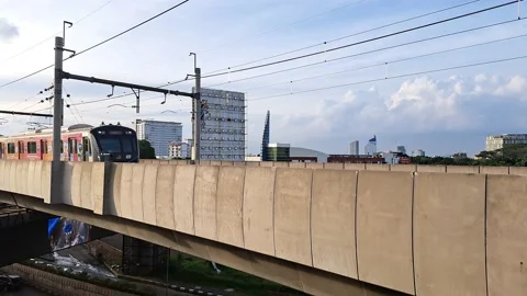 MRT Jakarta Stock Footage 229377706