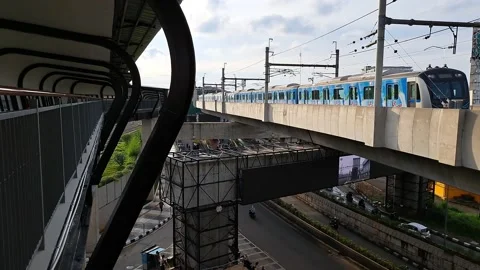 MRT Jakarta Stock Footage 229377774