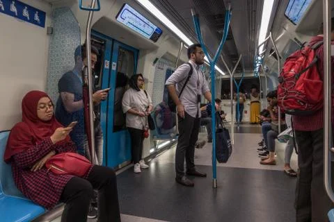 MRT in Malaysia Stock Photos