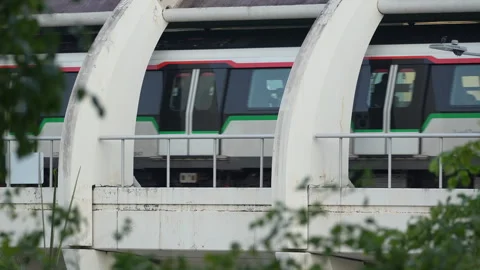 MRT at Singapore Stock Footage 295862682