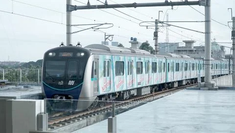 MRT train Jakarta Stock Photos