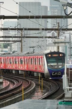 MRT train Jakarta Stock Photos