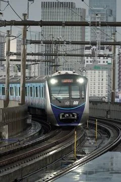 MRT train Jakarta Stock Photos