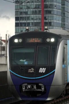 MRT train Jakarta Stock Photos
