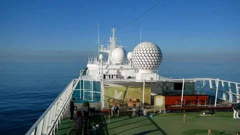 MS Amadea, the green Stock Footage 117271505