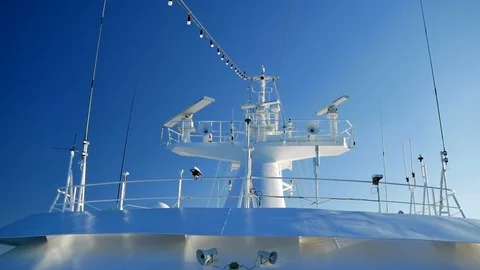 MS Amadea Navigational Radar Stock Footage 117195165