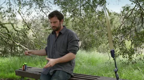 MS Archer Resting Stock Footage 22784039