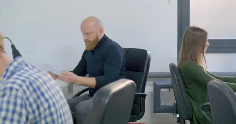 MS DS Office workers using computers Stock-Footage 145201981