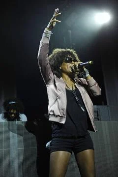 Ms. Dynamite performing at House Of Common LONDON, ENGLAND - AUGUST 29: M... Stock Photos