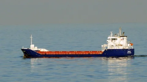 MS Esprit in the Channel Stock Footage 117162998