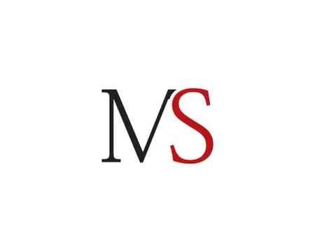 Ms letter logo Ilustração Stock