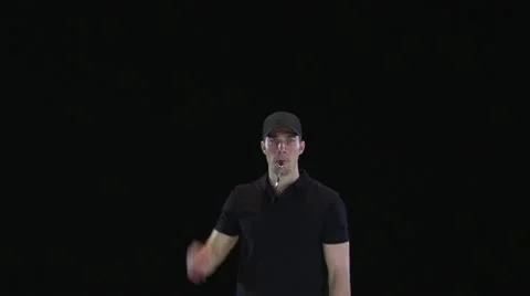 MS, Lockdown, basketball referee signaling Stock Footage 10701930