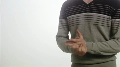 MS TU Man with head in hands Stock Footage 11339698