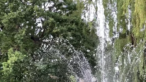 MS water spitting up slow motion Stock Footage 276109194