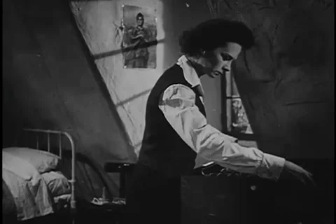 Ms. Williams operates and sends the codes from different place - 1943 Stock Footage 105752751