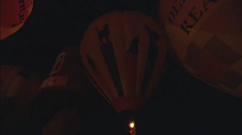 MSBalloonGlowDance Stock Footage 448296