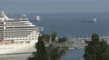 MSC Splendida cruise ship in Barcelona 4k or 4k+ Resolution