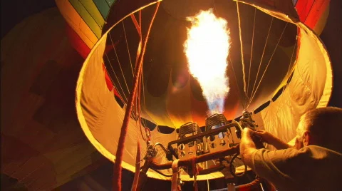 MSFlameBurst lowangle Stock Footage 448277