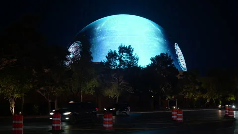MSG Sphere Las Vegas Nevada Stock Footage 288625082