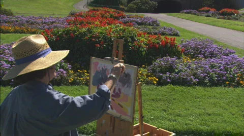 MSGardenPainter Stock Footage 446007