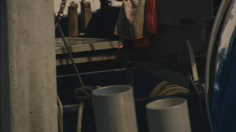 MSSeineFishingNet pan Stock Footage 476766