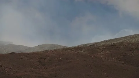 Mt Aso, Japans largest active volcano Stock Footage 236515079