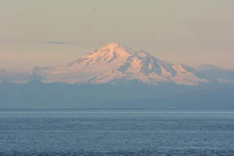 Mt. Baker late sun Stock Photos