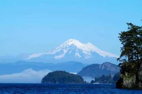 Mt Baker Morning Stock Photos