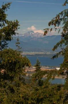 Mt. Baker observation point Stock Photos